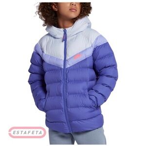 Nike Kids Purple ombré Puffer Jacket
